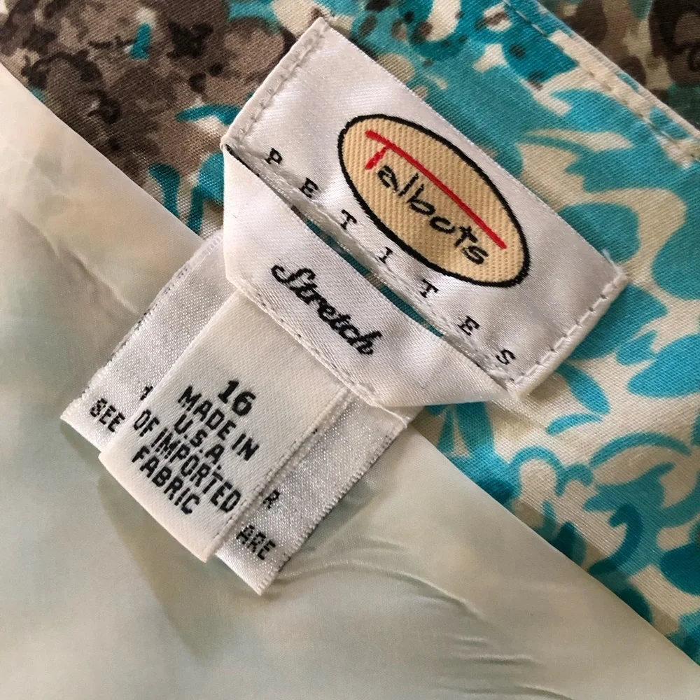 Turquoise Skirt with Stretch